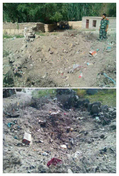 Meteorite su una discarica nel nord-ovest della Cina