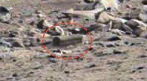 Curiosity fotografa una bara su Marte