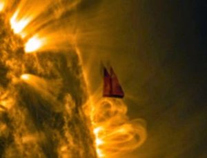 La sonda SOHO fotografa due oggetti triangolari